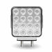 Light Gray Dual Revolution Double Face Double Post Square LED (Amber/Red/Green) - (44 Diodes) DOUBLE FACE