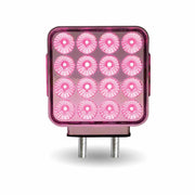 TLED-SDXPINK Dual Revolution Double Face Double Post Square LED (Amber/Red/Pink) - (44 Diodes) DOUBLE FACE Rosy Brown