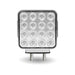 Light Gray Dual Revolution Double Face Double Post Square LED (Amber/Red/Pink) - (44 Diodes) DOUBLE FACE