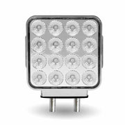 TLED-SDXP Dual Revolution Double Face Double Post Square LED (Amber/Red/Purple) - (44 Diodes) DOUBLE FACE Light Gray
