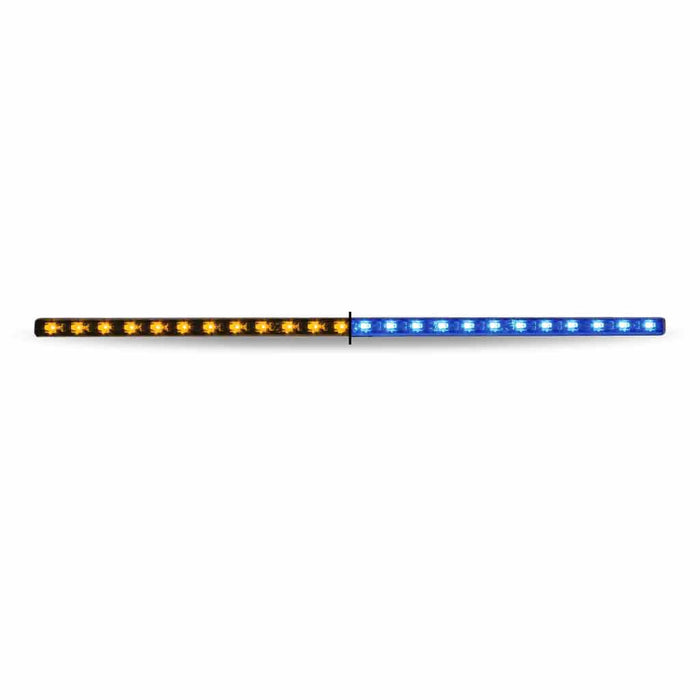 Dark Slate Blue TLED-SXAB 17" Dual Revolution Amber/Blue LED Strip - Attaches with 3M Tape 17" STRIP LIGHT