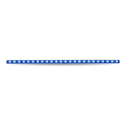 TLED-SXAB 17" Dual Revolution Amber/Blue LED Strip - Attaches with 3M Tape 17" STRIP LIGHT Steel Blue