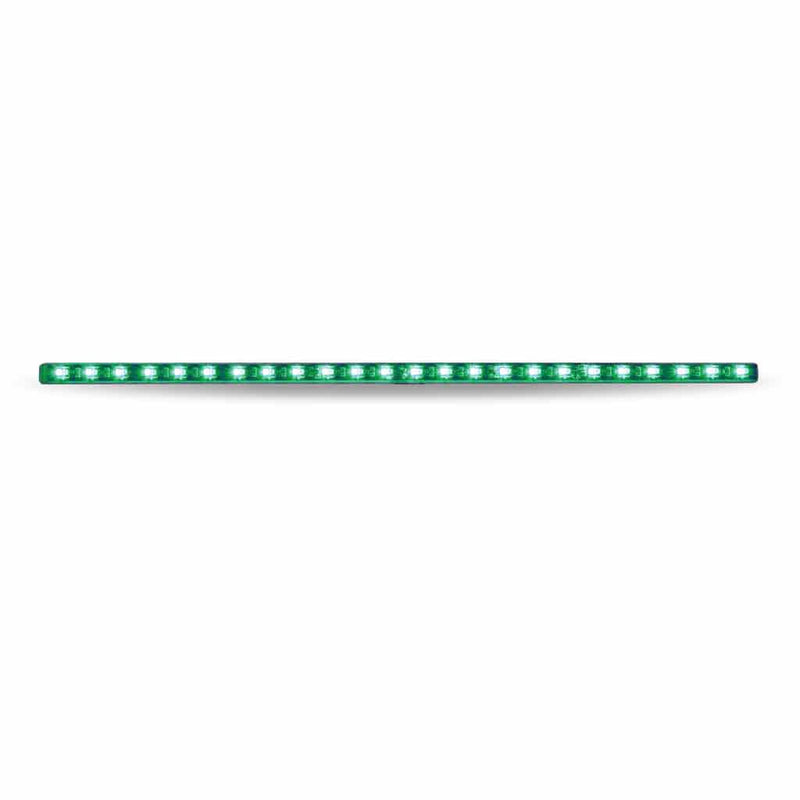 TLED-SXAG 17" Dual Revolution Amber/Green LED Strip - Attaches with 3M Tape 17" STRIP LIGHT Sea Green