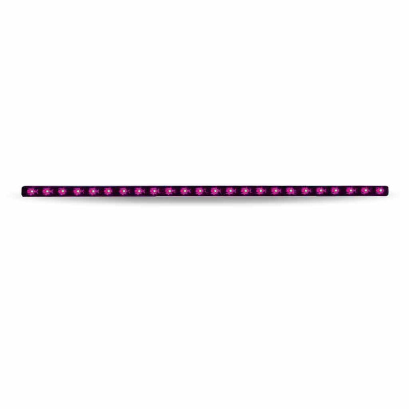 TLED-SXAP 17" Dual Revolution Amber/Purple LED Strip - Attaches with 3M Tape 17" STRIP LIGHT Black