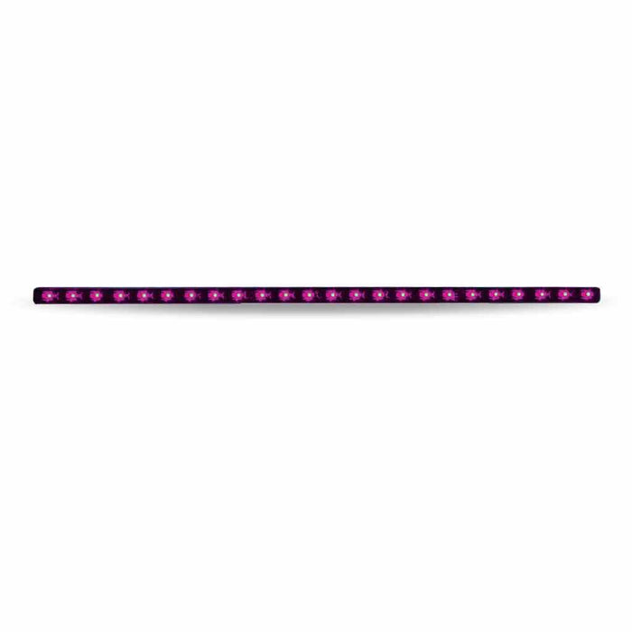 Black TLED-SXAP 17" Dual Revolution Amber/Purple LED Strip - Attaches with 3M Tape 17" STRIP LIGHT