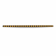 TLED-SXAR 17" Dual Revolution Amber/Red LED Strip - Attaches with 3M Tape 17" STRIP LIGHT Dark Slate Gray