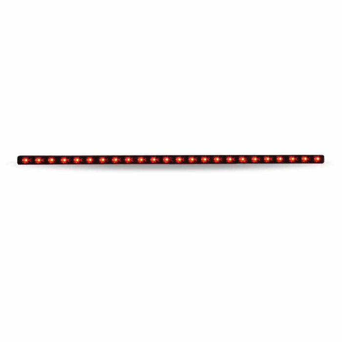 Black TLED-SXAR 17" Dual Revolution Amber/Red LED Strip - Attaches with 3M Tape 17" STRIP LIGHT