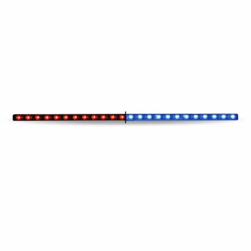 TLED-SXRB 17" Dual Revolution Red/Blue LED Strip - Attaches with 3M Tape 17" STRIP LIGHT Midnight Blue