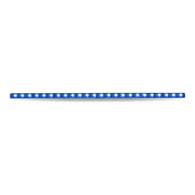 TLED-SXRB 17" Dual Revolution Red/Blue LED Strip - Attaches with 3M Tape 17" STRIP LIGHT Steel Blue