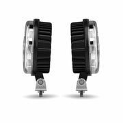 TLED-U102 4.5″ Radiant Series Round LED Work Lamps (Pair) – Combination Spot & Flood Beam | 4300 Lumens (Each) Work light Light Gray