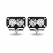 TLED-U105 Mini Rectangular Flood/Spot Combo Worklights (2 Diodes) - Pair - 1000 Lumens Work light Gray