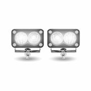 TLED-U105 Mini Rectangular Flood/Spot Combo Worklights (2 Diodes) - Pair - 1000 Lumens Work light Light Gray