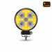 Tan Round High Powered Combo LED Worklight with Amber Strobe - 1800 Lumens WORKLIGHT
