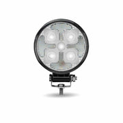 TLED-U114 Round High Powered Combo LED Worklight with Amber Strobe - 1800 Lumens Work light Gray