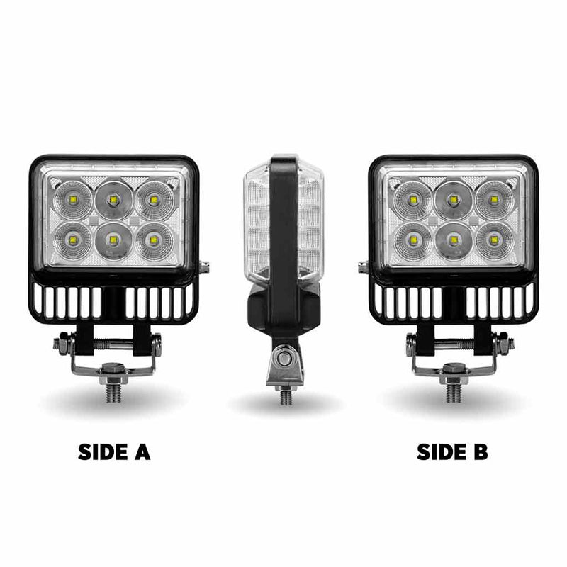 TLED-U116 Double Face Radiant Series LED Work Lamp – Spot & Flood Combination | 2200 Lumens Work light Gray