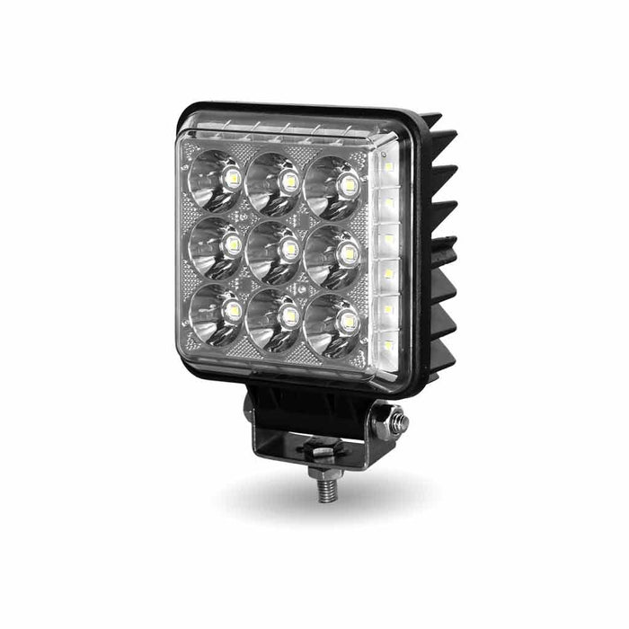 Dark Slate Gray TLED-U120 4.25″ Radiant Series Square LED Work Lamp – Spot & Flood Combo | 4000 Lumens WORKLIGHT