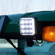 TLED-U120 4.25″ Radiant Series Square LED Work Lamp – Spot & Flood Combo | 4000 Lumens Work light Light Gray