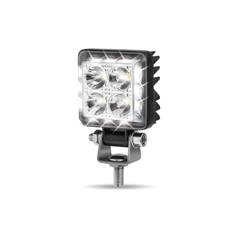 TLED-U121 2″ Radiant Series Mini Square LED Work Lamp – Combination Spot & Flood | 800 Lumens Work light Gray