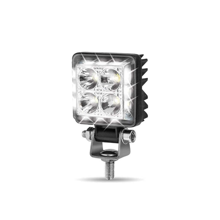 Gray TLED-U121 2″ Radiant Series Mini Square LED Work Lamp – Combination Spot & Flood | 800 Lumens WORKLIGHT