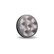 TLED-U16 4" Round High Power LED Worklamp with Bubble Lens & Reflector Cup (6 Diodes) 4" ROUND Light Slate Gray