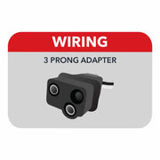 TLED-U16 4" Round High Power LED Worklamp with Bubble Lens & Reflector Cup (6 Diodes) 4" ROUND Light Gray