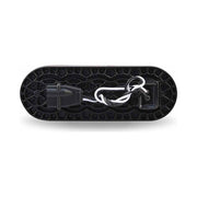 TLED-U17 Oval Round High Power LED Worklamp with Bubble Lens & Reflector Cup (6 Diodes) 6" OVAL Light Gray