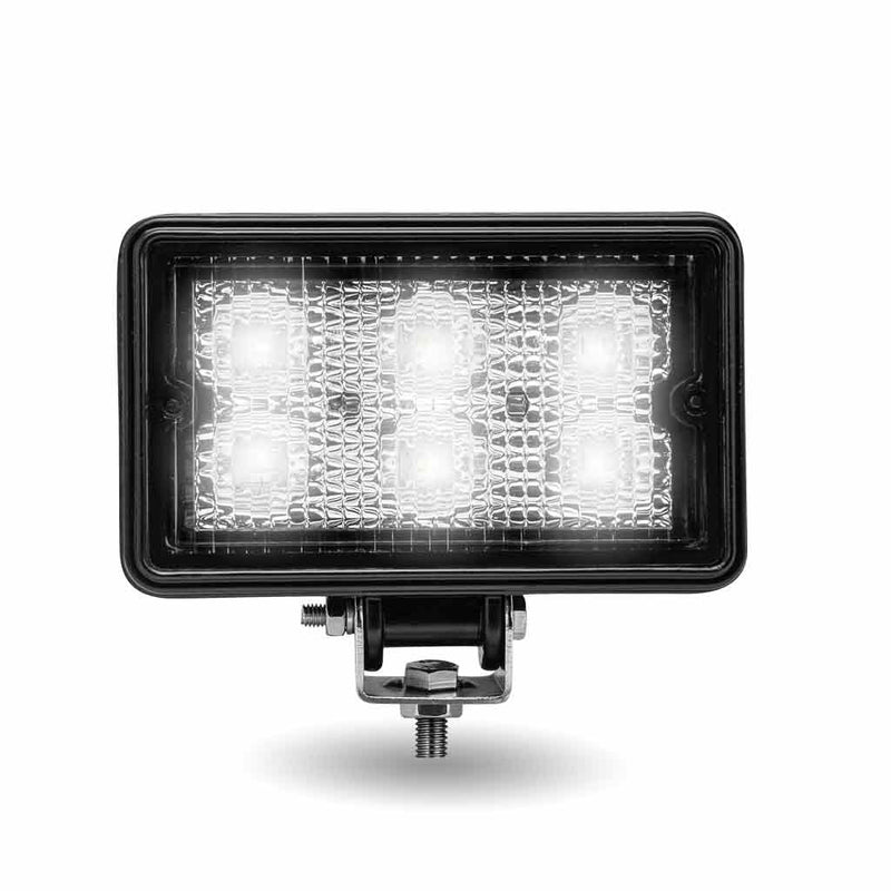 TLED-U22 4" x 6" Rectangular Heavy Duty LED Work Light - Flood Beam - 1200 Lumens (6 Diodes) Work light Lavender