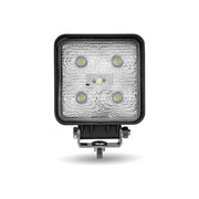 TLED-U24 Universal White Square Spot Work Light - Clear Lens - Black Housing (5 Diodes) - 500 Lumens Work light Gray