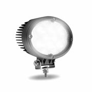 TLED-U29 Universal White Cree Oval Flood Work Light - Clear Lens - Black Housing (6 Diodes) - 5400 Lumens Work light Light Gray
