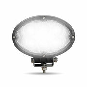 TLED-U29 Universal White Cree Oval Flood Work Light - Clear Lens - Black Housing (6 Diodes) - 5400 Lumens Work light Light Gray