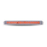 TLED-U3R Chrome Auxiliary Stop, Turn & Tail LED Light Strip - Red (12 Diodes) SLIM FLATLINE Rosy Brown