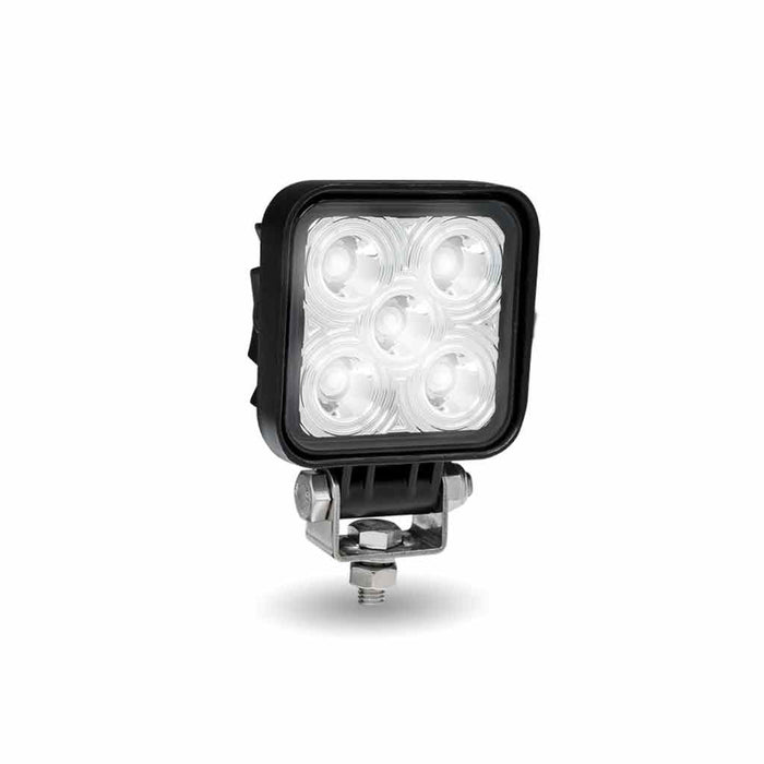 Light Gray Stellar Mini Square High Powered Cree LED Worklight - Spot (5 Diodes) - 1200 Lumens WORKLIGHT