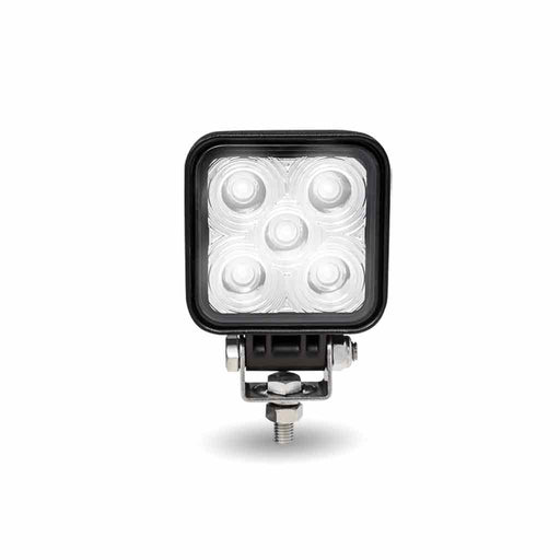 Light Gray Stellar Mini Square High Powered Cree LED Worklight - Spot (5 Diodes) - 1200 Lumens Work light