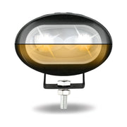 Dual Color Heavy Duty LED Work Lamp - Spot Beam | 1000 Lumens (Choose Color) Work light White/Amber Black