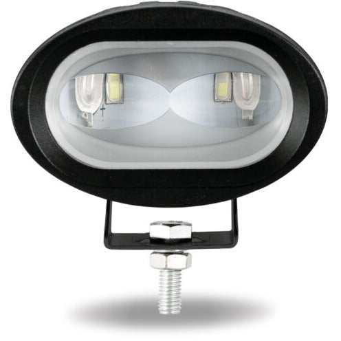 Dual Color Heavy Duty LED Work Lamp - Spot Beam | 1000 Lumens (Choose Color) Work light White/Amber,White/Blue,White/Green,White/Purple,White/Red Gray