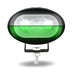 Light Gray Dual Color Heavy Duty LED Work Lamp - Spot Beam | 1000 Lumens (Choose Color) WORKLIGHT White/Green