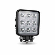 TLED-U93 Stellar Universal Square High Powered LED Work Lamp (9 Diodes) - 1350 Lumens - Spot Work light Gray