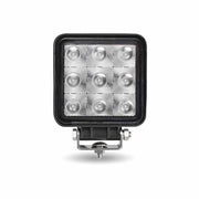 TLED-U93 Stellar Universal Square High Powered LED Work Lamp (9 Diodes) - 1350 Lumens - Spot Work light Gray