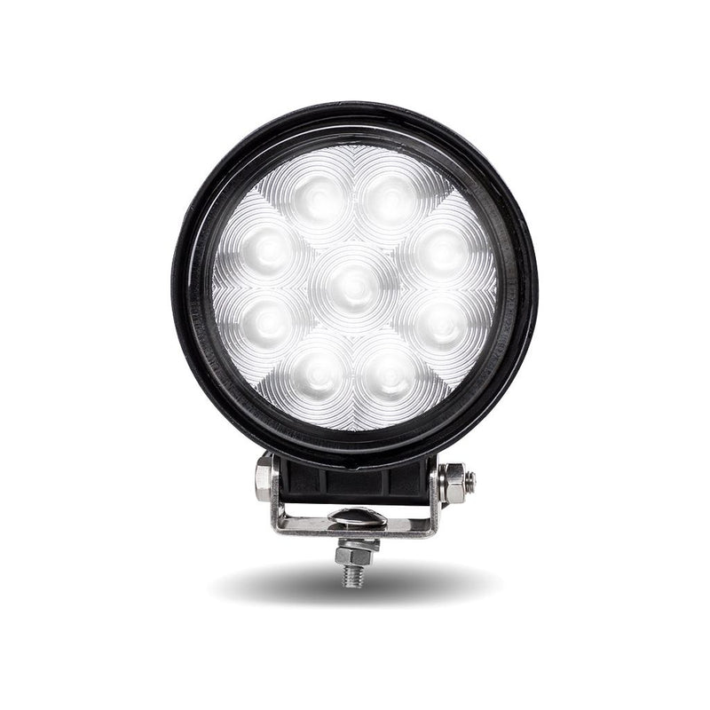 TLED-U95 Stellar Universal Round High Powered LED Work Lamp (9 Diodes) - 1350 Lumens - Spot Work light Black