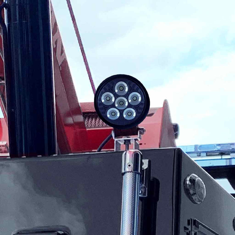 TLED-UX10 Legacy Series 4411 LED Replacement Black Round LED Work Light – Spot Beam | 2000 Lumens Work light Lavender