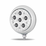 TLED-UX1 5″ Legacy Series Chrome Round LED Work Light with Legacy Housing – Spot Beam | 2000 Lumens Work light Light Gray