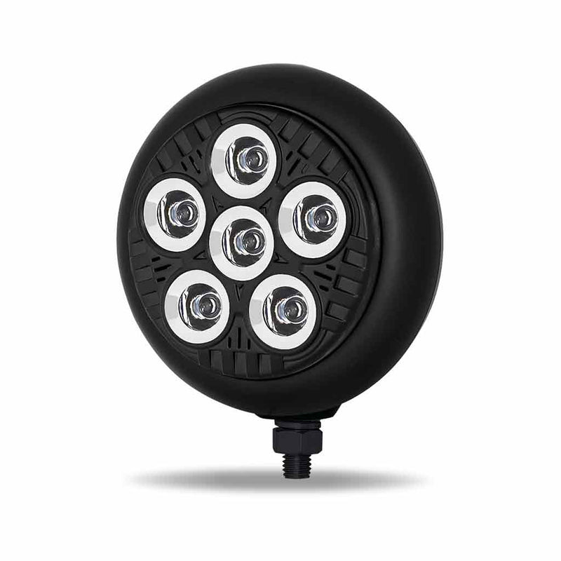 TLED-UX2 LEGACY SERIES ROUND LED LOAD/WORK LIGHT WITH BLACK FRONT - BLACK HOUSING Work light Dark Slate Gray