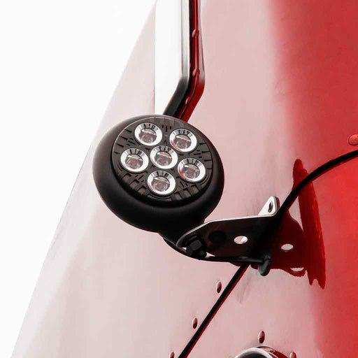 Thistle LEGACY SERIES ROUND LED LOAD/WORK LIGHT WITH BLACK FRONT - BLACK HOUSING Work light