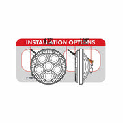 TLED-UX9 LEGACY SERIES 4411 LED REPLACEMENT WITH CHROME FRONT Work light Light Gray