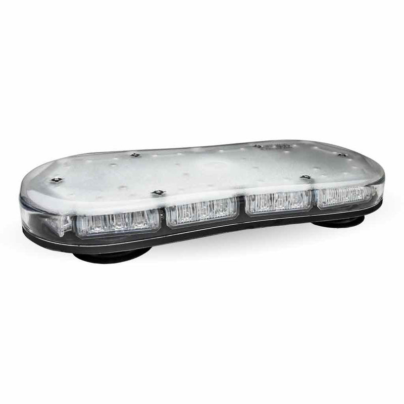 TLED-W16 14" Low Profile Class 1 Amber LED Warning Light Bar with 36 Flash Patterns - Vacuum/Magnetic WARNING/LIGHT BAR Light Gray
