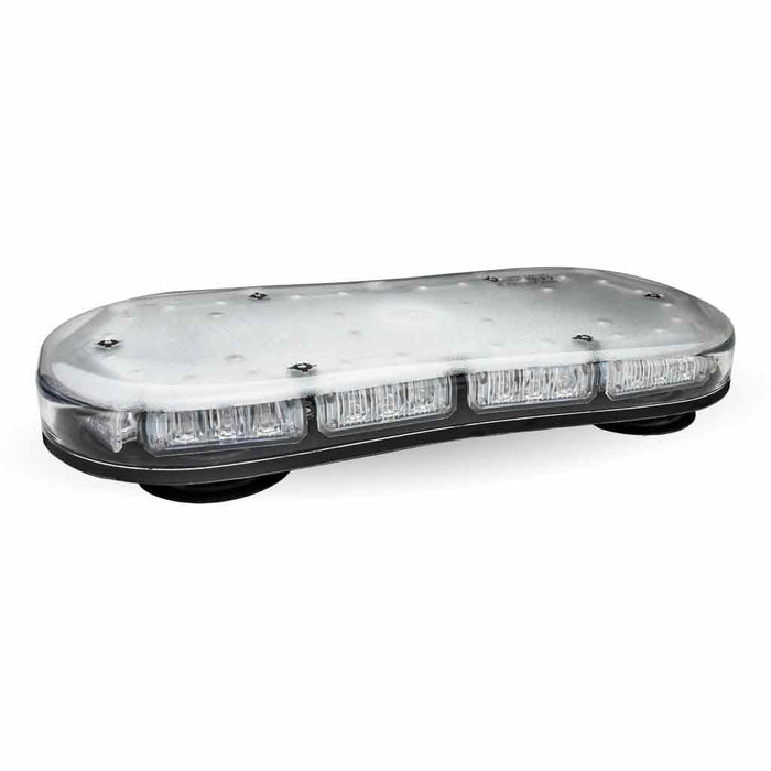 Light Gray TLED-W16 14" Low Profile Class 1 Amber LED Warning Light Bar with 36 Flash Patterns - Vacuum/Magnetic WARNING/LIGHT BAR
