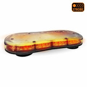TLED-W16 14" Low Profile Class 1 Amber LED Warning Light Bar with 36 Flash Patterns - Vacuum/Magnetic WARNING/LIGHT BAR Tan