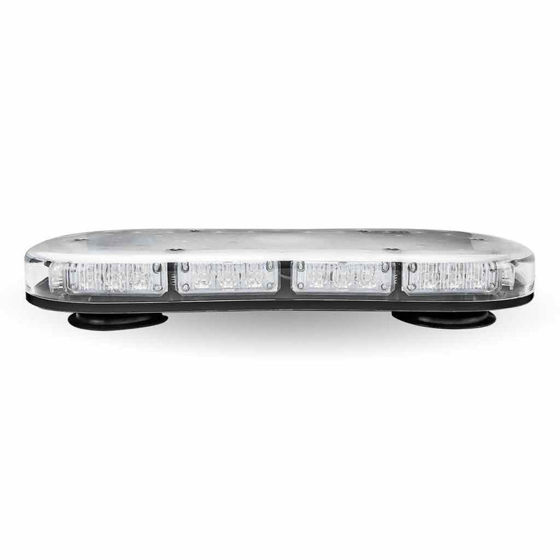 TLED-W16 14" Low Profile Class 1 Amber LED Warning Light Bar with 36 Flash Patterns - Vacuum/Magnetic WARNING/LIGHT BAR Light Gray