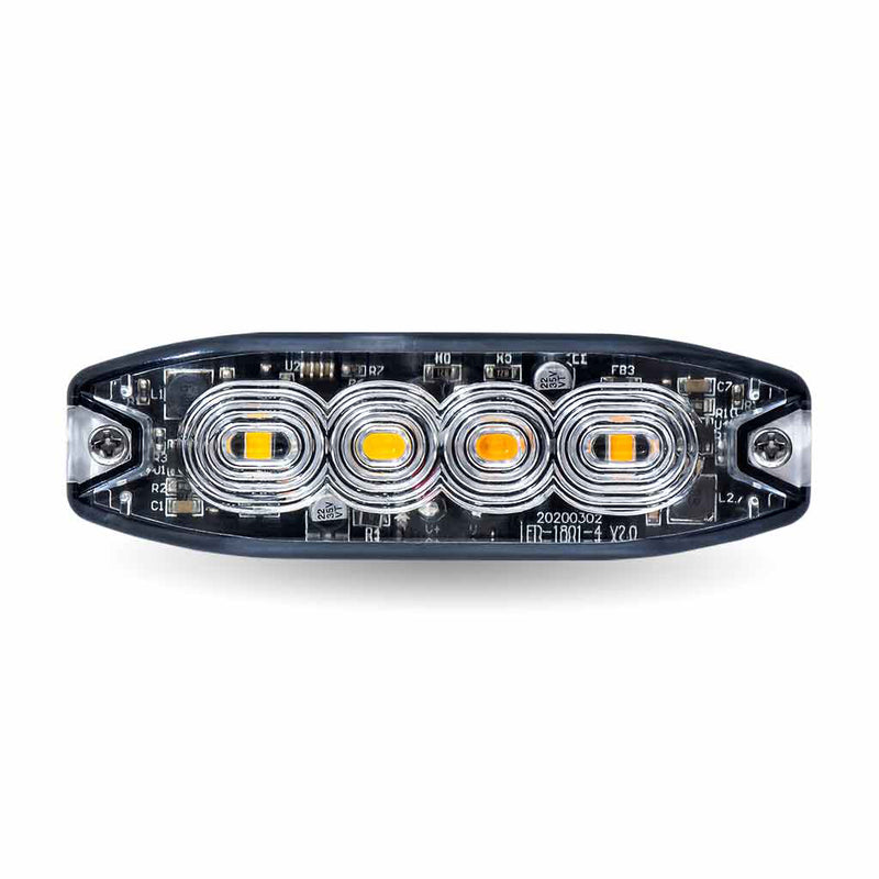 TLED-W44AB Dual Solid Color Directional LED Slim Surface Strobe Light – Amber / Blue Strobe