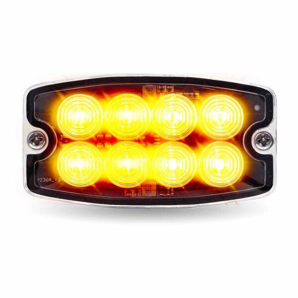 TLED-W48AG Dual Solid Color Directional LED Slim Surface Strobe Light – Amber / Green Strobe